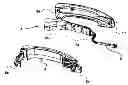 Fig. 01 - Door handle arrangement for vehicles