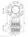 Fig. 10 - Hybrid excitation rotating electrical machine