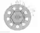 Fig. 01 - Rotor of permanent-magnet embedded motor, and compressor, blower, and refrigerating/air conditioning device using the rotor