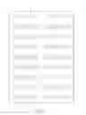 Fig. 04 - DUPLICATION-PROOF PAPER USING SPACED APART LINE SETS WITH HORIZONAL AND EXPANDED LINE PORTIONS