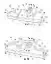 Fig. 11 - Headlamp assembly with heat sink structure