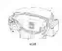 Fig. 22 - Headlamp assembly with heat sink structure
