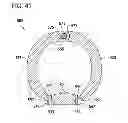Fig. 45 - Ring binder mechanism having snap-in ring members