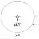 Fig. 08 - Display indicating aiming point using intermediate point in trajectory path