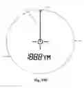 Fig. 31 - Display indicating aiming point using intermediate point in trajectory path