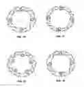 Fig. 13 - Bicycle chain rings with ramps
