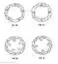 Fig. 14 - Bicycle chain rings with ramps
