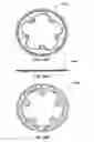 Fig. 25 - Bicycle chain rings with ramps