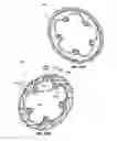 Fig. 26 - Bicycle chain rings with ramps