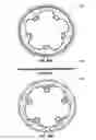 Fig. 27 - Bicycle chain rings with ramps
