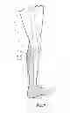 Fig. 08 - Adjustable-slider, equinus brace with toe wedge