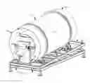 Fig. 01 - Rapid cleanout mixing drum with multiple functional zones