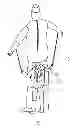 Fig. 01 - Backpack-type large-scale promotional mannequin