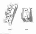 Fig. 07 - ADJUSTABLE LOCATOR RETAINING WALL BLOCK AND MOLD APPARATUS
