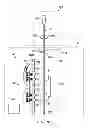Fig. 06 - Glass ribbon engagement system which includes a robot tooling device and a guidance device