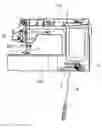 Fig. 01 - KNEE-CONTROLLED MOTOR CONTROL DEVICE FOR A MOTOR-DRIVEN PRESSER MECHANISM OF A SEWING MACHINE