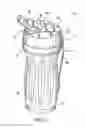 Fig. 07 - Bottom fillable bottles and systems for charging the same