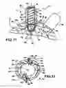 Fig. 09 - Mechanical assembly for urging the circumferential segments of a tire-building drum into fully-expanded positions