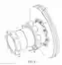 Fig. 46 - Disk brake hub assembly