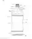Fig. 02 - Bottle container of a pinch-grip type, and movable inserts of a blow mold used to mold such a bottle container
