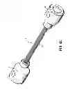 Fig. 35 - Flexible surgical stapler with motor in the head