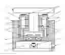 Fig. 01 - Active vibration isolation device based on electromagnetic and aerostatic floatation
