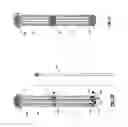 Fig. 09 - UV lamp support assembly