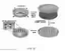 Fig. 35 - Controlled buckling structures in semiconductor interconnects and nanomembranes for stretchable electronics