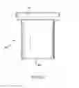 Fig. 43 - Container having a rim or other feature encapsulated by or formed from injection-molded material