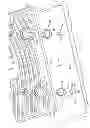 Fig. 10 - Vehicle floor cover affixation system