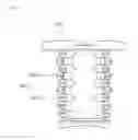 Fig. 11 - Stator unit and motor