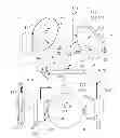 Fig. 01 - Electrical generator with rotational gaussian surface magnet and stationary coil