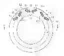 Fig. 01 - Core of rotating electrical machine having fixing agent for fixing permanent magnets in accommodating slots and method for manufacturing the core