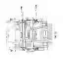 Fig. 41 - Rolling container assembly with adjustable storage units