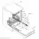 Fig. 01 - Dishwasher with sliding dish rack