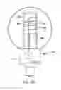 Fig. 47 - INDUCTION RF FLUORESCENT LAMP WITH HELIX MOUNT