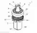 Fig. 01 - Protection assembly with an operating knob for an electrical potentiometer