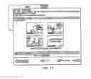 Fig. 13 - System for remotely controlling device of node featuring client application that displays virtual component corresponding to physical component of device and remote site located remote from node for sending control commands received from client application to node