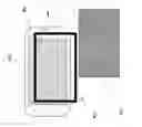 Fig. 01 - FRONT MEMBER FOR CAPACITIVE DISPLAY SCREEN PANEL OF ELECTRONIC DEVICES