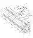 Fig. 01 - System enabling the attachment of an object to an element having attachment groove(s), and attachment device for such a system