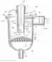 Fig. 01 - Centrifugal water separator for a fuel cell system
