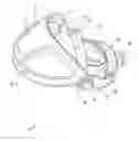 Fig. 01 - Headgear with a spring buffered occipital cradle