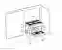 Fig. 01 - Cabinet mounted step stool