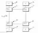 Fig. 01 - Switched data transmission system allowing the cancellation of time dependent loops and usable in particular in avionics applications