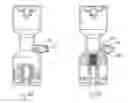 Fig. 09 - Fluids concentration cup assembly with hourglass shape