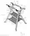 Fig. 02 - Combined portable step stool and workpiece support device