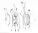 Fig. 08 - Transportable electrical power supplying device for storing and configuring excess power cord and sharing a multiplicity of AC and DC electrical power supplies in diverse user environments