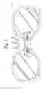 Fig. 02 - Eyeglass frame assembly with spring biased nose pads
