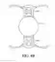 Fig. 05 - Semi-rigid framework for a plate haptic intraocular lens