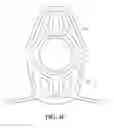 Fig. 06 - Semi-rigid framework for a plate haptic intraocular lens